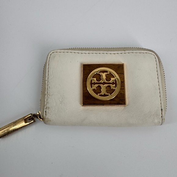 Tory Burch White Wallet Card Holder - Picture 2 of 5